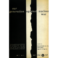 <b>Our Generation</b><br>Volume, 1 Number 1