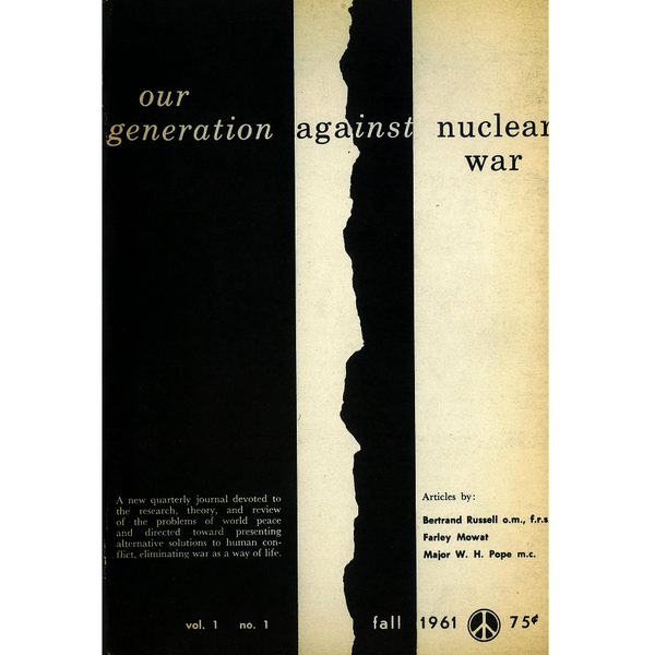 <b>Our Generation</b><br>Volume, 1 Number 1